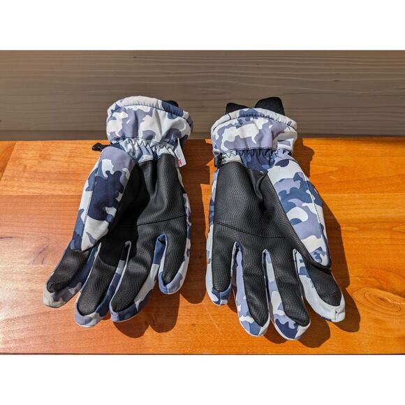 Anti Slip Ski Gloves Snow Gloves Ribbed Cuff Designed Warm Mittens for Outdoor - Picture 7 of 8